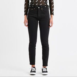 NWT Levi’s 501 Black High Rise Skinny Jeans 30 x 32